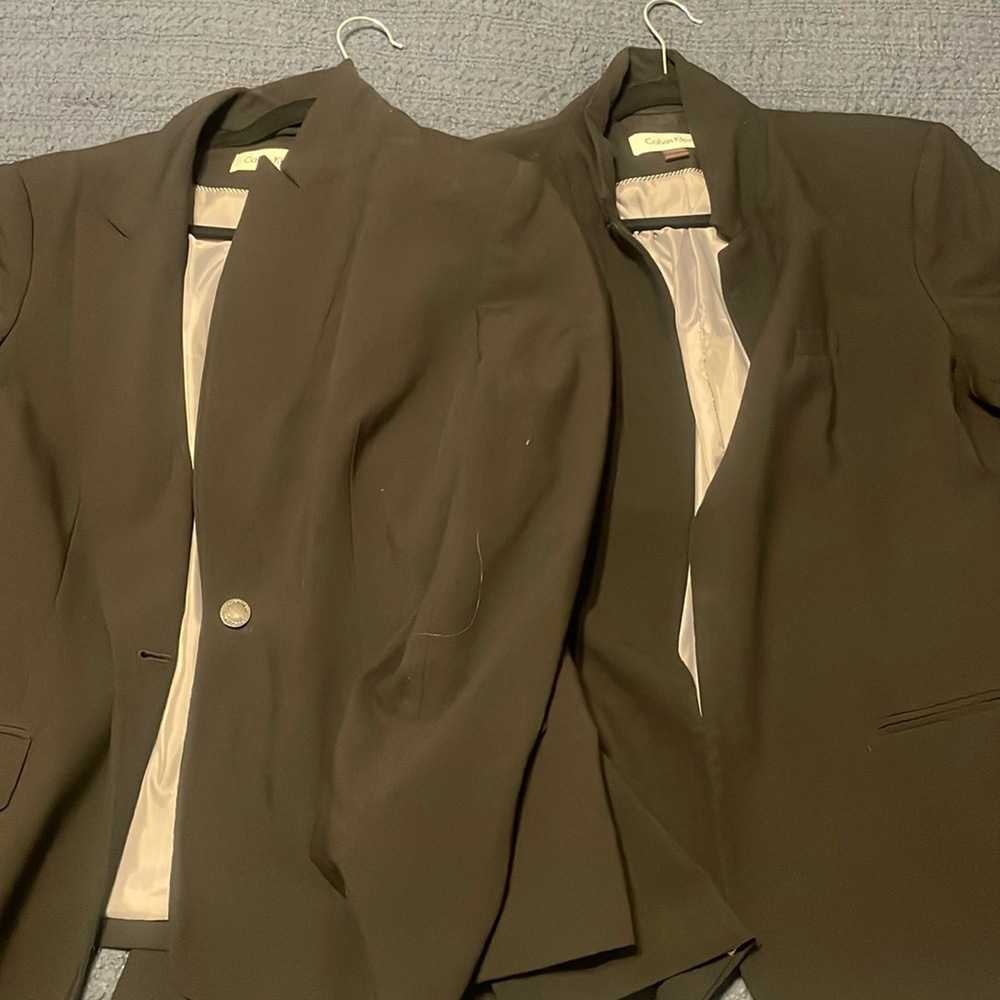 Calvin Klein Black Blazer - pair of size 14